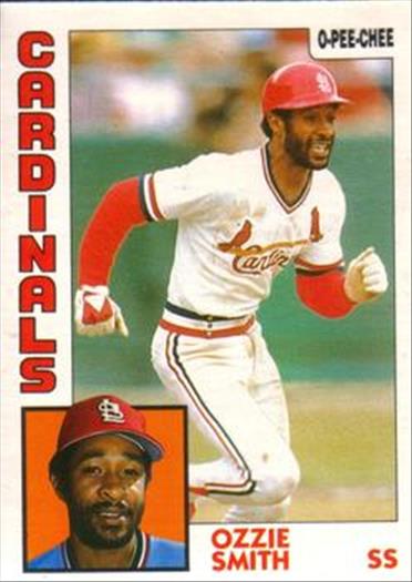 1984 O-Pee-Chee Baseball Cards 130     Ozzie Smith